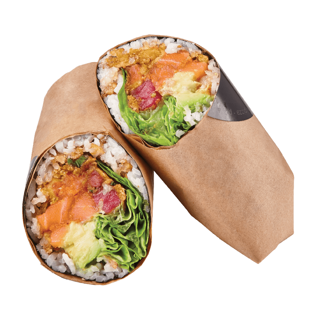 Sushi Burrito Tuna & Salmon Sushi Shop