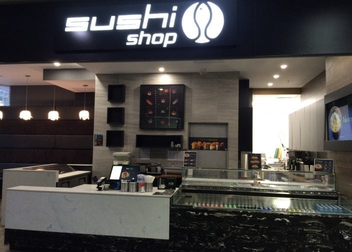 Sushi Shop Restaurant Edmonton City Center