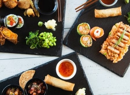 Varied Sushi Plates to Share