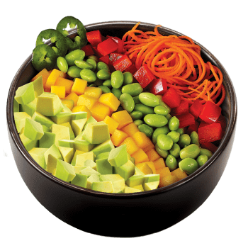 Poke Rainbow végé