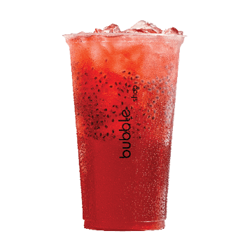 Jus de canneberge et graines de basilic