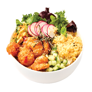 Poke Bowls Shrimp Tao