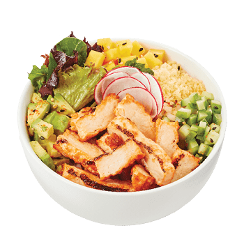 Poke Bowls Chicken & Mango