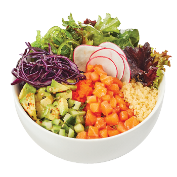 Bols Poke Saumon