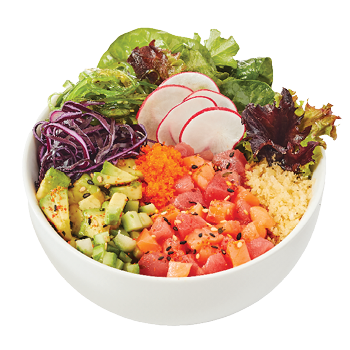 Bols Poke Saumon et Thon