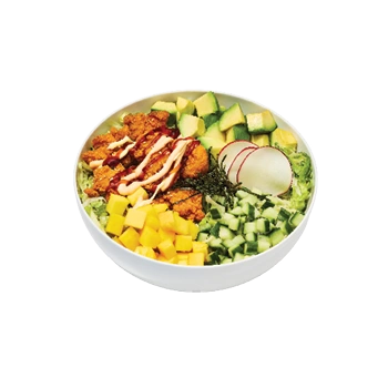 Poulet karaage et mangue