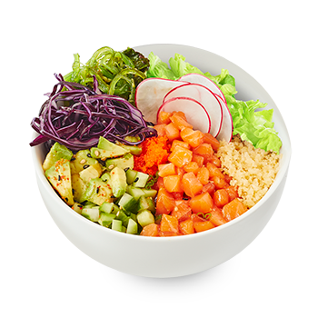 Poke Salmon Bowl