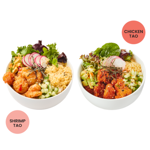 Chicken Tao Shrimp Tao